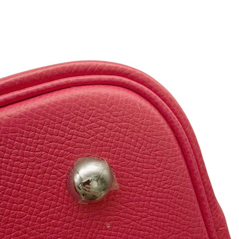 Hermes Handbag Bolide 30 Rose Silver Epsom 2-Way Rose Extreme