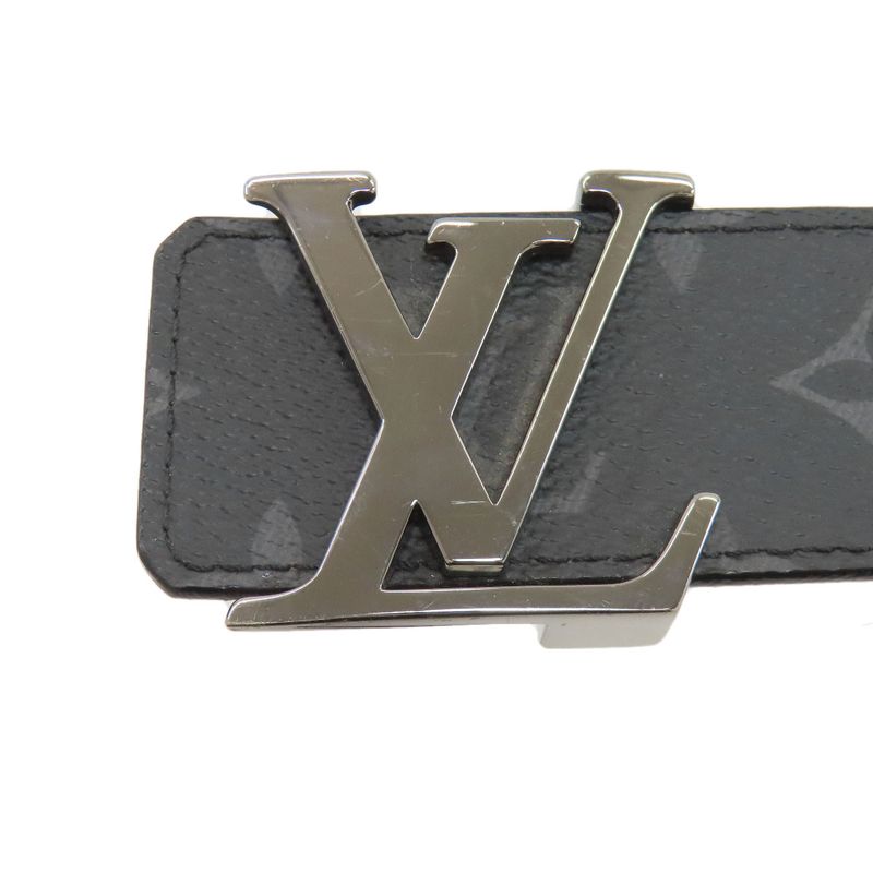 Louis Vuitton Ceinture LV Initial Reversible Belt Monogram Eclipse Gray