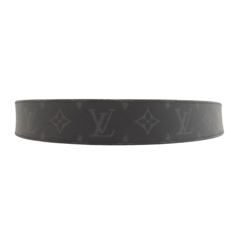 Louis Vuitton Ceinture LV Initial Reversible Belt Monogram Eclipse Gray
