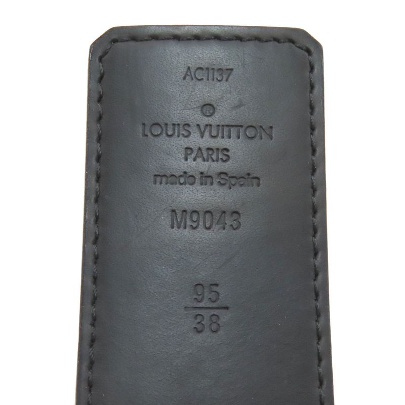 Louis Vuitton Ceinture LV Initial Reversible Belt Monogram Eclipse Gray