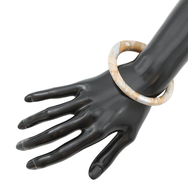 Hermes Bracelet Sterele PM Lacquer Wood