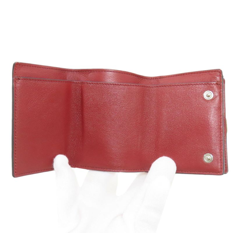 Loewe Vertical Wallet Bifold Leather