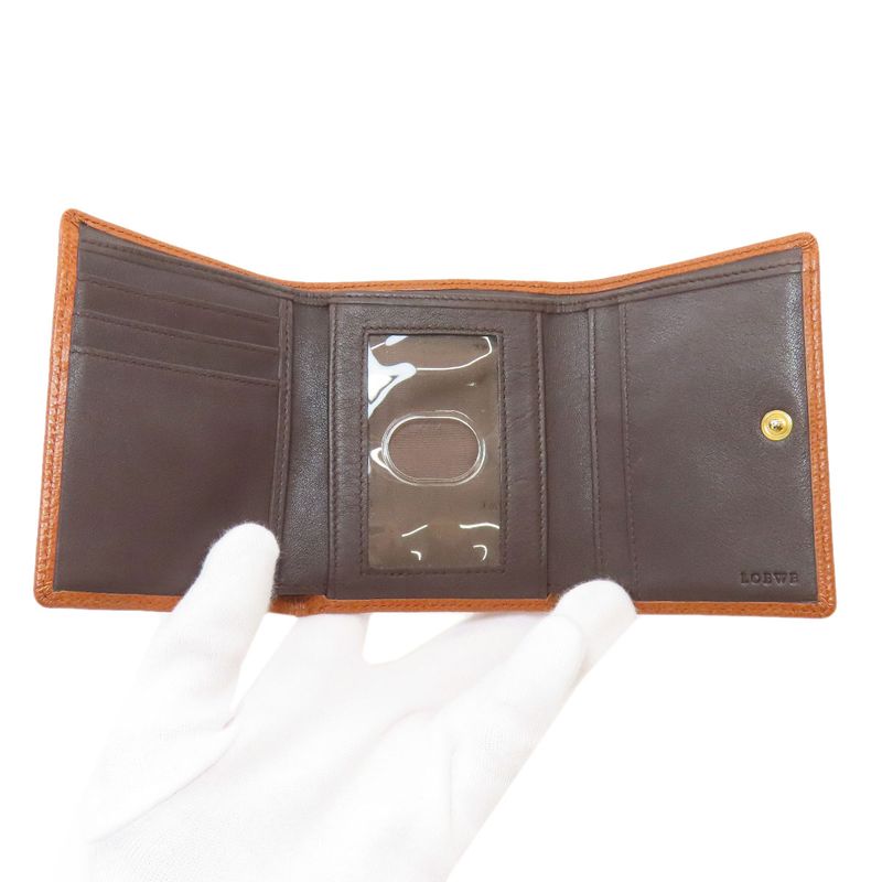 Loewe Anagram Bifold Wallet Leather