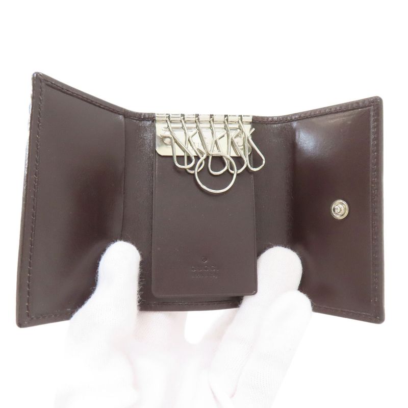 Gucci GG Key Case Canvas Key Holder