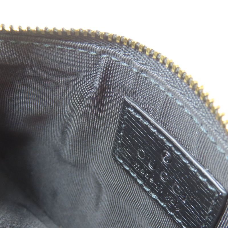 Gucci Script Coin Case Leather
