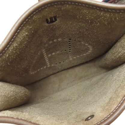 Hermes Evelyne TPM Etoupe Silver Shoulder Bag Etoupe Brown