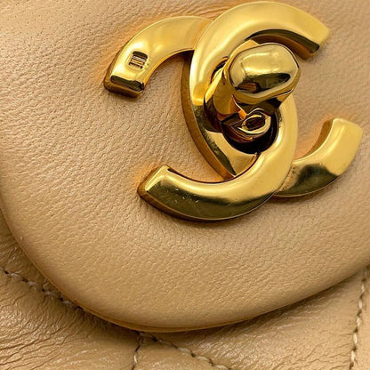 Chanel Chain Shoulder Bag Quilted 23 CC Logo Double Lambskin
