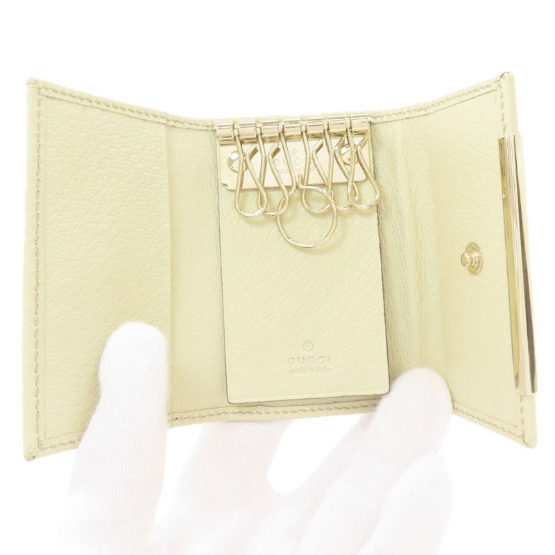 Gucci GG Canvas Key Case Key Holder