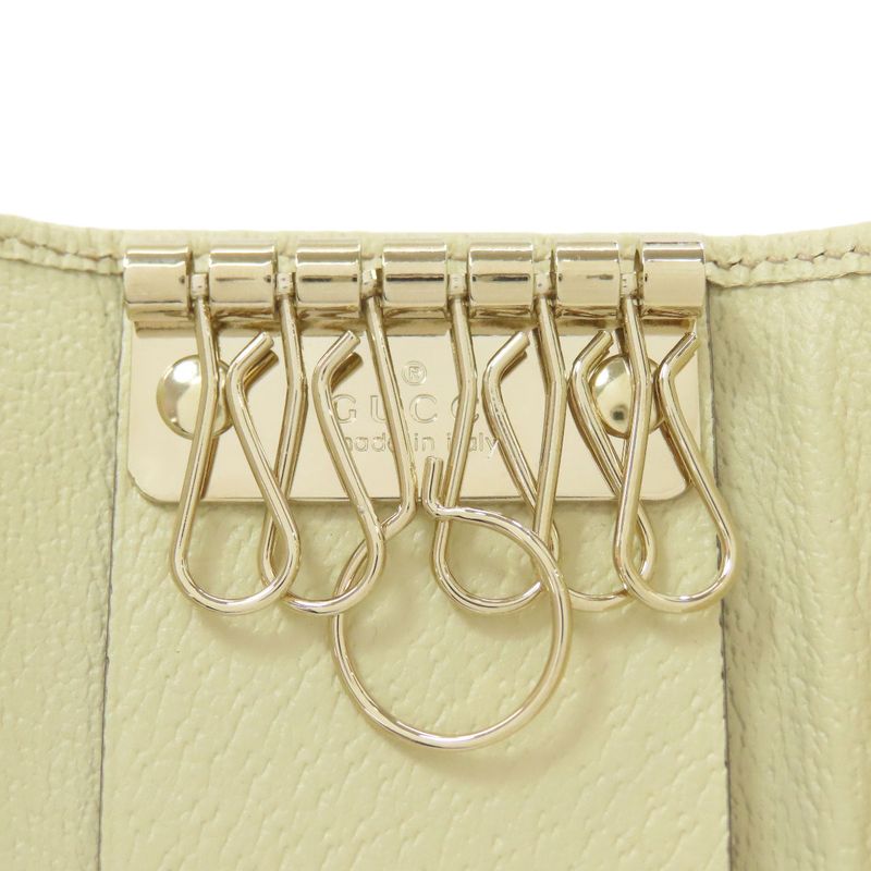 Gucci GG Canvas Key Case Key Holder