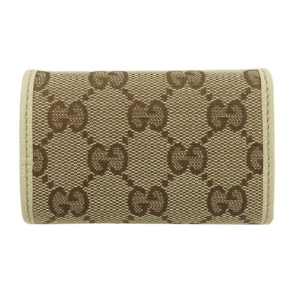 Gucci GG Canvas Key Case Key Holder