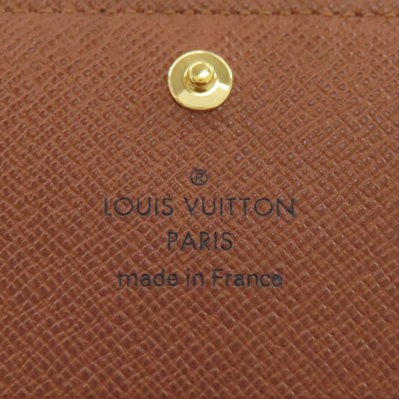 Louis Vuitton Envelope Carte de Visit Card Case Monogram Canvas Monogram Brown