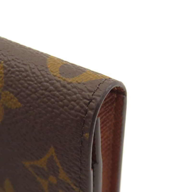 Louis Vuitton Envelope Carte de Visit Card Case Monogram Canvas Monogram Brown
