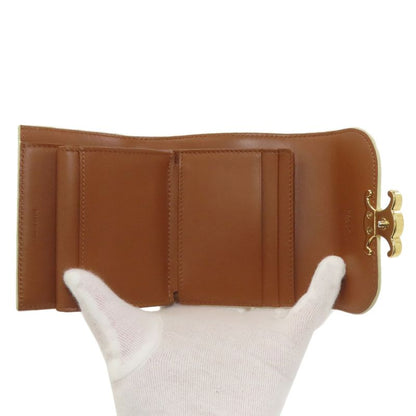 Celine Macadam Pattern Trifold Wallet Bifold Leather