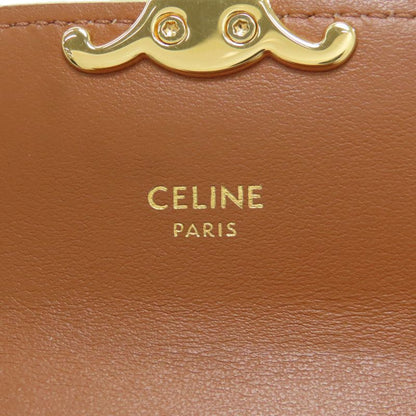 Celine Macadam Pattern Trifold Wallet Bifold Leather