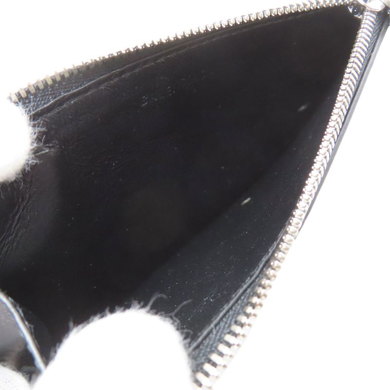 Balenciaga Logo Print Card Case Leather