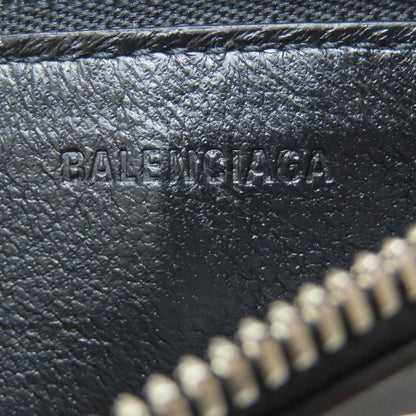 Balenciaga Logo Print Card Case Leather
