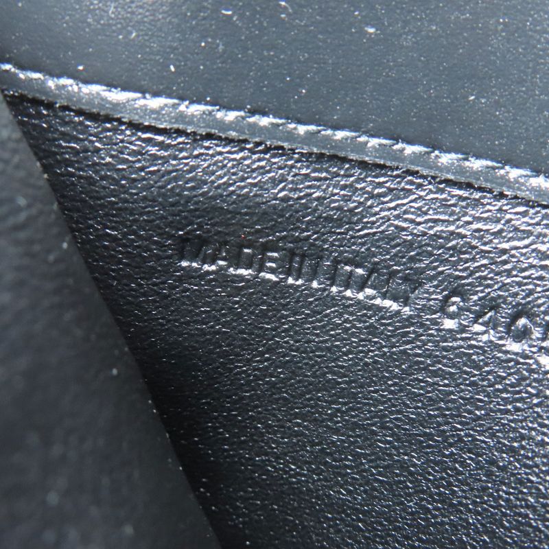Balenciaga Logo Print Card Case Leather
