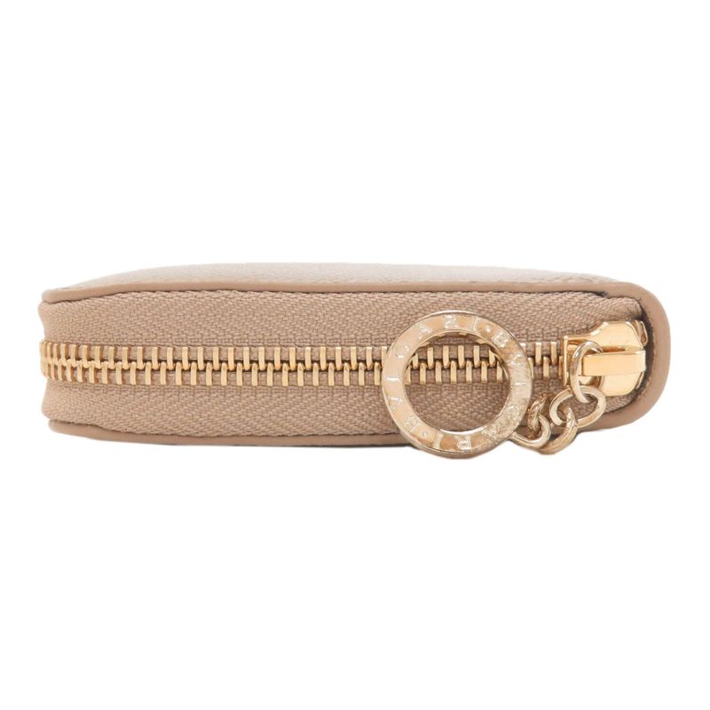 Bvlgari Wallet Leather Gold