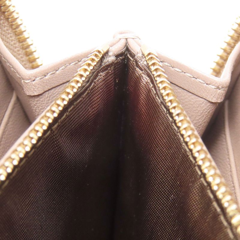 Bvlgari Wallet Leather Gold