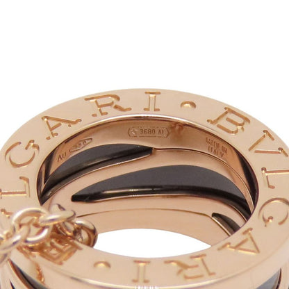 Bvlgari Necklace Legend 18K Pink Gold Black Ceramic