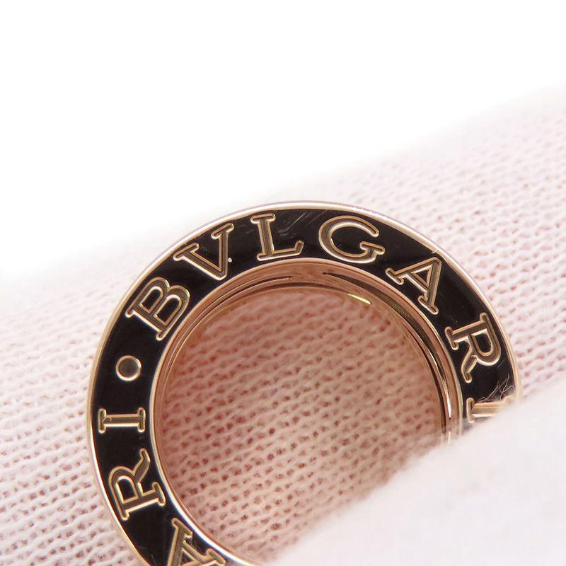 Bvlgari Necklace Legend 18K Pink Gold Black Ceramic
