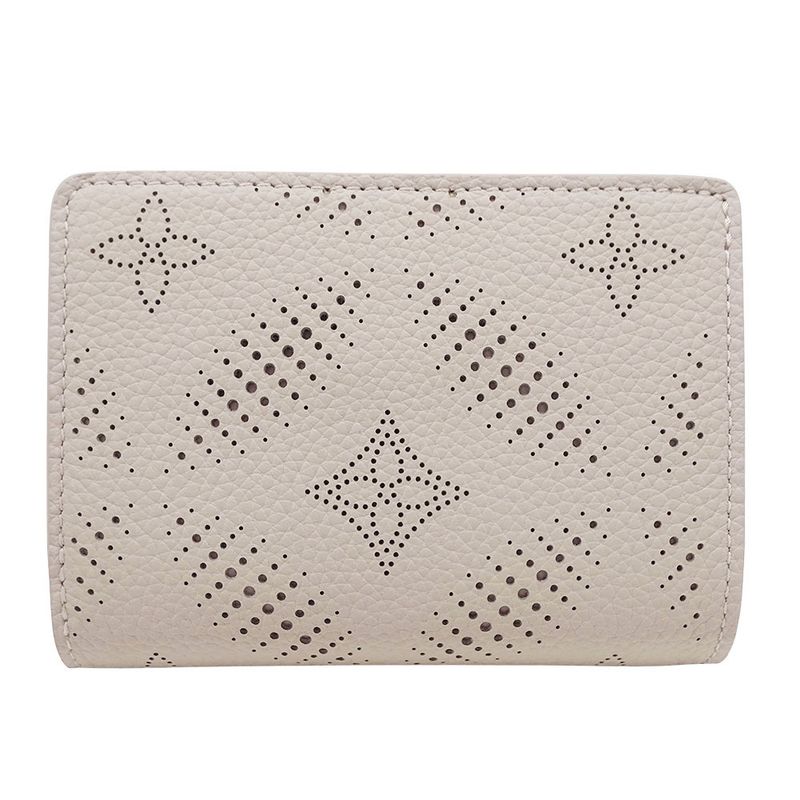 Louis Vuitton Wallet Bifold Monogram Mahina Blue Mugret
