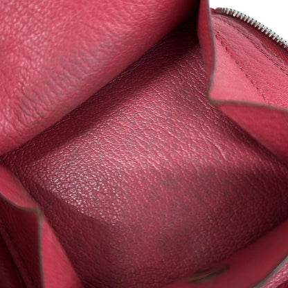 Hermes Bifold Wallet Evelyne Compact Zip Pink Zip Around