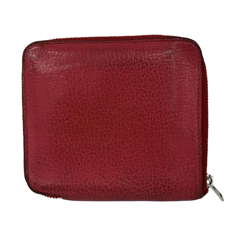 Hermes Bifold Wallet Evelyne Compact Zip Pink Zip Around