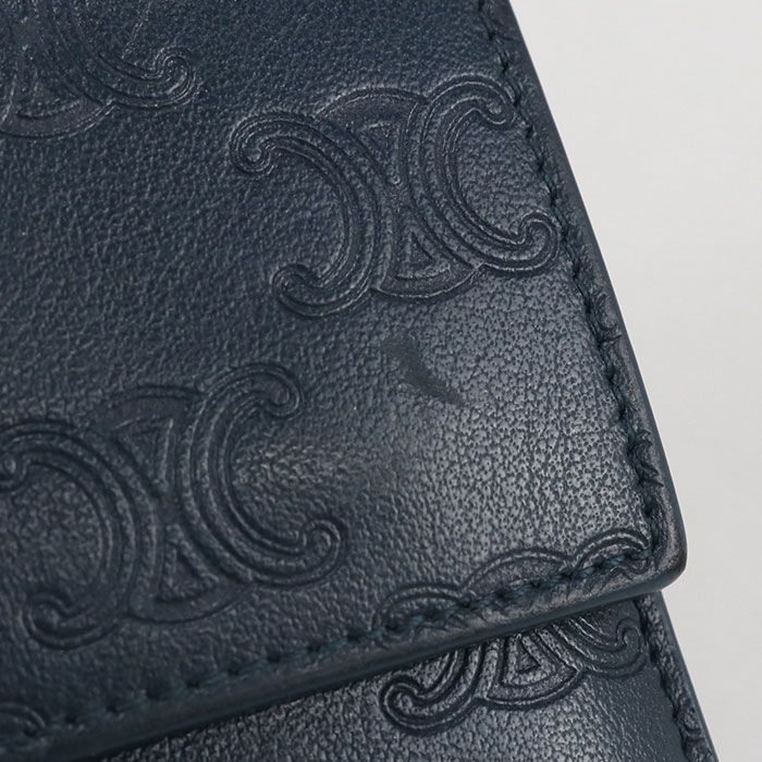 Celine Small Flap Wallet Triomphe Trifold