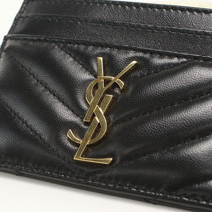 Saint Laurent Cassandra Card Case Lambskin