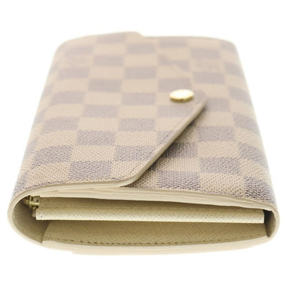 Louis Vuitton Damier Azur Portefeuille Sarah Canvas Wallet Long