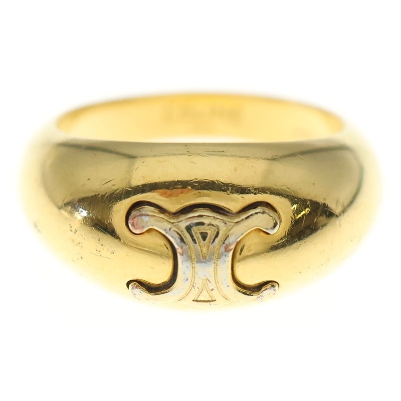 Celine Triomphe Gold Ring 54