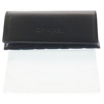 Chanel CC Logo Side Cat Eye Frame Sunglasses Black Gold