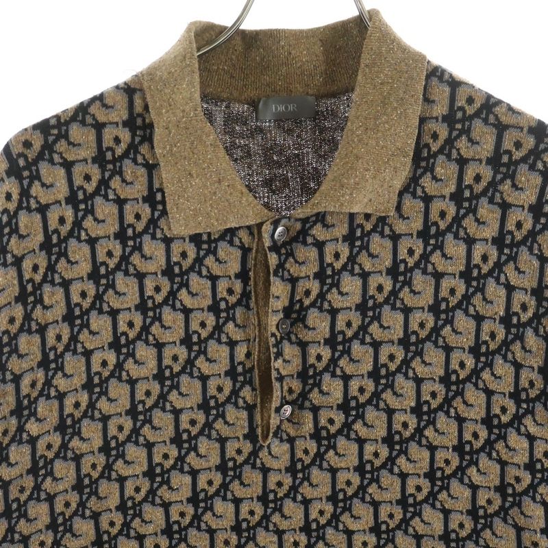 Dior Cactus Jack Oversized Polo Shirt Knit