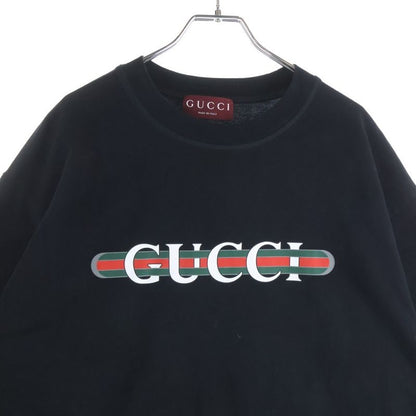 Gucci Cotton Jersey Print Short Sleeve T-Shirt Black