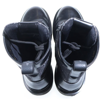 Louis Vuitton Monogram Denim LV Ranger Ankle Boots High Cut Sneakers Black