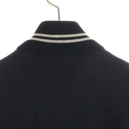 Saint Laurent Paris Teddy Jacket Stadium Bomber Black