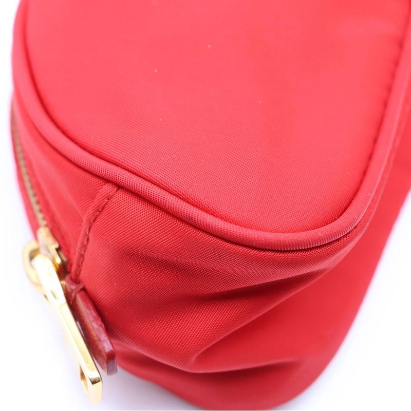 Prada Tessuto Pouch Red