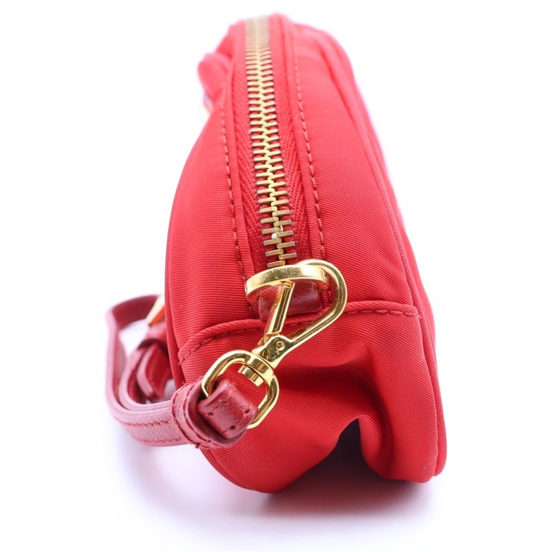 Prada Tessuto Pouch Red
