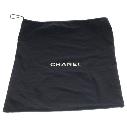 Chanel CC Logo Mouton Leather Chain Shoulder Bag Beige Gold