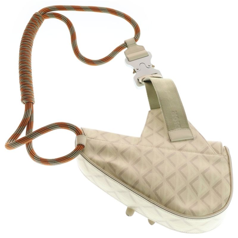 Dior Nautic Saddle Bag CD Diamond Beige