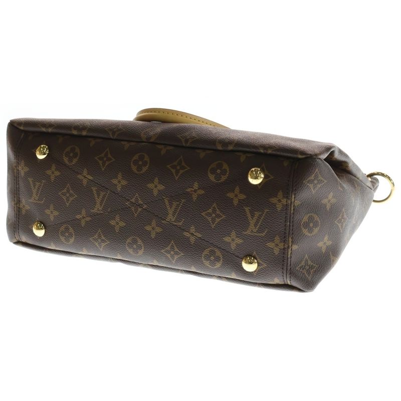 Louis Vuitton Monogram Pallas MM Dune 2-Way Bag Gold