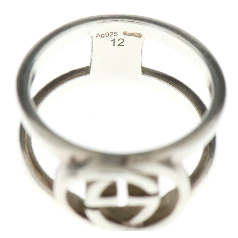 Gucci Interlocking Ring Silver