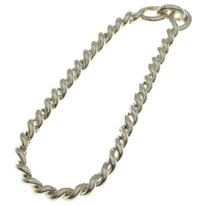 Hermes Torsade Bottleneck Necklace Silver