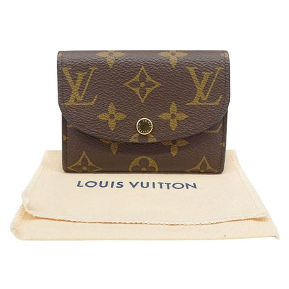 Louis Vuitton Wallet Coin Case Monogram Canvas Porte Monnaie Rosalie Rose Ballerine