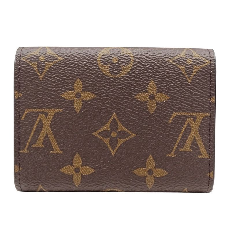 Louis Vuitton Wallet Coin Case Monogram Canvas Porte Monnaie Rosalie Rose Ballerine