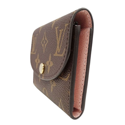 Louis Vuitton Wallet Coin Case Monogram Canvas Porte Monnaie Rosalie Rose Ballerine