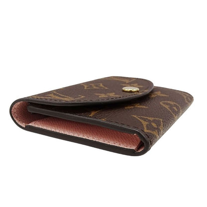 Louis Vuitton Wallet Coin Case Monogram Canvas Porte Monnaie Rosalie Rose Ballerine