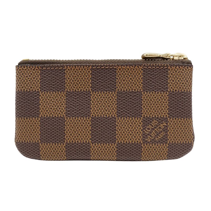 Louis Vuitton Wallet Coin Case Damier Canvas Card Key