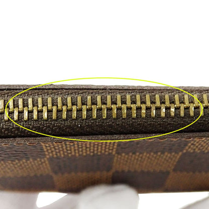 Louis Vuitton Wallet Coin Case Damier Canvas Card Key